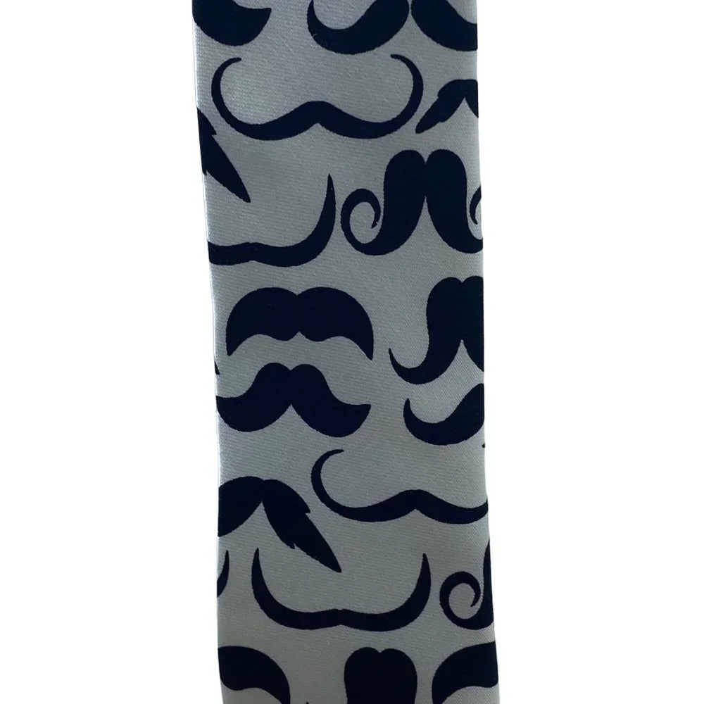 Funny Mustaches Neck Tie Kid‎ Size OS 15.5